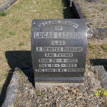 LAZARUS Lucas 1900-1955