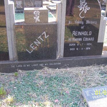LENTZ Reinhold Hermann Eduard 1924-1974 &amp; Irene Rita BRAUN 1925-2003