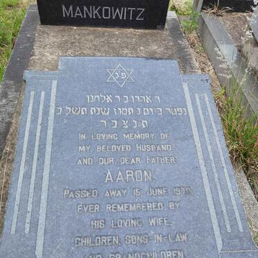 MANKOWITZ Aaron -1972