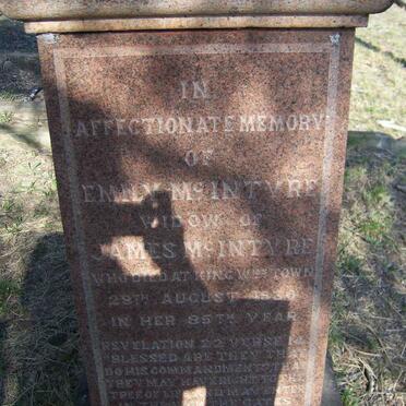 McINTYRE Emily -1930