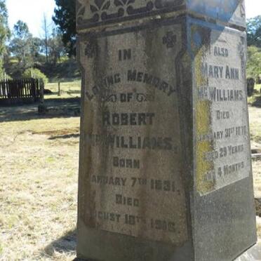 McWILLIAMS Robert 1831-1906