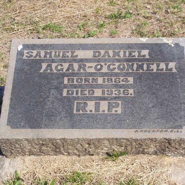 O'CONNELL Samuel Daniel, Agar 1864-1936