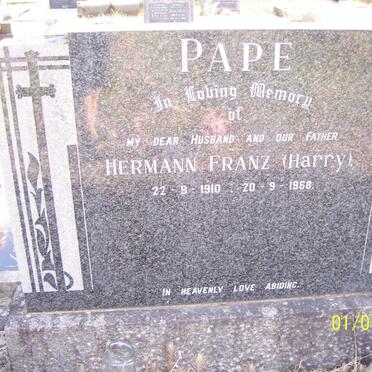 PAPE Hermann Franz 1910-1968