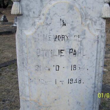 PAHL Ottilie 1864-1948