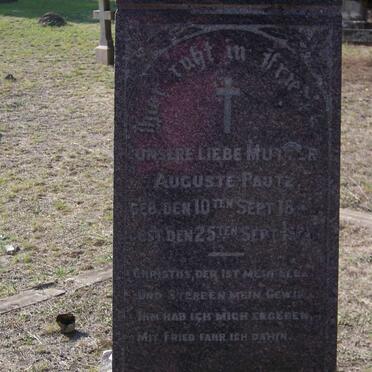 PAUTZ Auguste 1843-1926