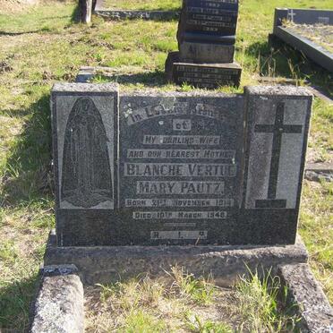 PAUTZ Blanche Vertue Mary 1914-1948