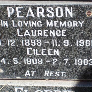 PEARSON Laurence 1898-1981 &amp; Eileen 1908-1983