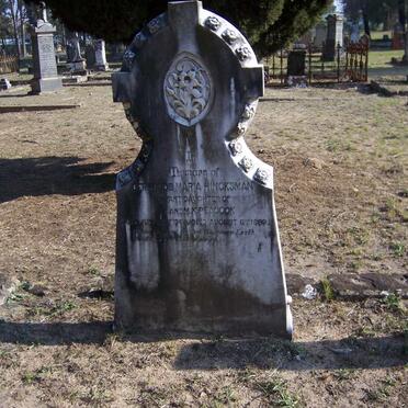 PEACOCK Gertrude Maria Hincksman 1868-1869