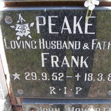 PEAKE Frank 52-82