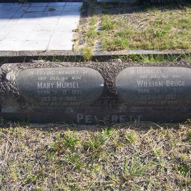 PEVERETT William Bruce 1890-1962 &amp; Mary Muriel 1890-1962