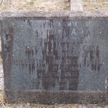 PEINKE Mathilda Anna nee SCHROEDER -1921