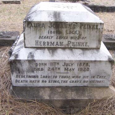 PEINKE Laura Johanna nee LUCK 1878-1920