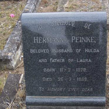 PEINKE Hermann 1878-1959
