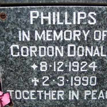 PHILLIPS Gordon Donald 1924-1990