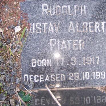 PIATER Peter 1956-1957 :: PIATER Rudolf Gustav Albert 1917-1996