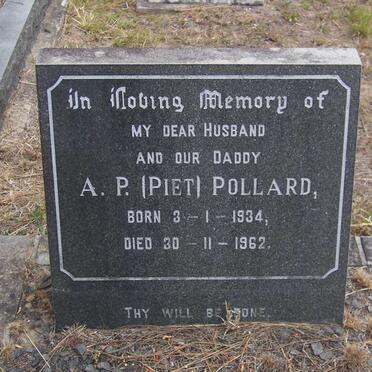 POLLARD A.P. 1934-1962