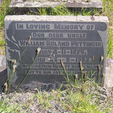 POTTINGER William Roland 1875-1952