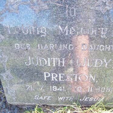 PRESTON Judith 1941-1951