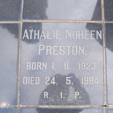 PRESTON Athalie Noreen 1923-1994