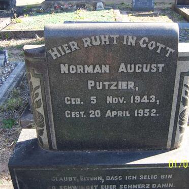 PUTZIER Norman August 1943-1952