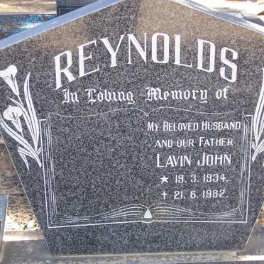 REYNOLDS Lavin John 1934-1982