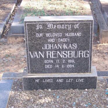 RENSBURG Johan, van 1951-1984