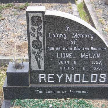 REYNOLDS Lionel Melvin 1958-1977