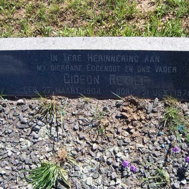 RETIEF Gideon 1904-1976
