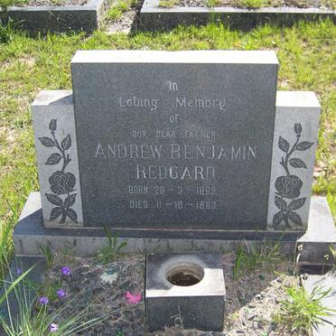 REDGARD Andrew Benjamin 1889-1963