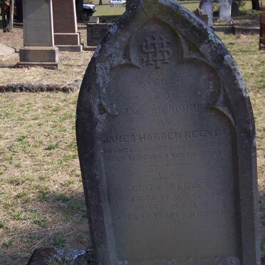 REEVES James Harben -1887 &amp; Eliza -1895