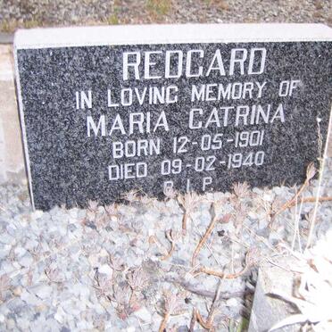REDGARD Maria Catrina 1901-1940