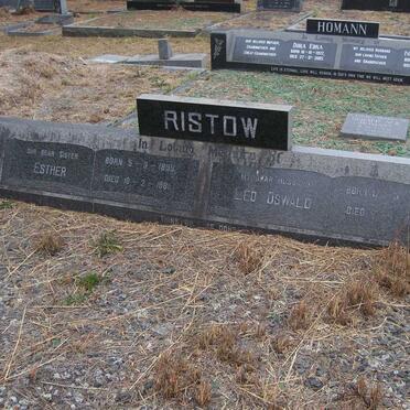RISTOW Leo Oswald 1898-1975 &amp; Esther 1899-1981