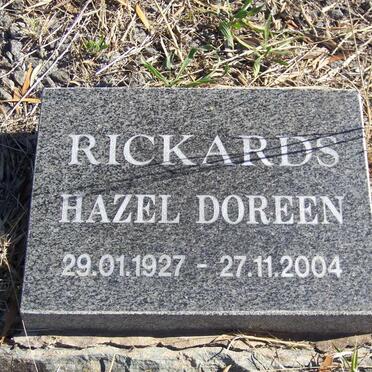 RICKARDS Hazel Doreen 1927-2004