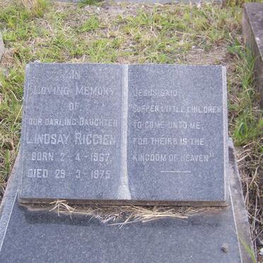 RIGGIEN Lindsay 1967-1975