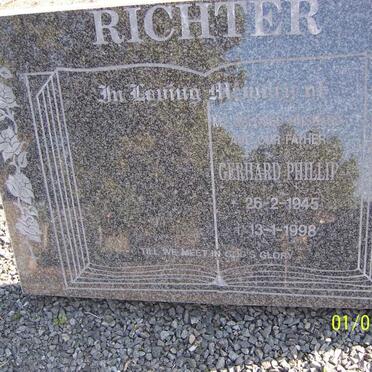 RICHTER Gerhard Phillip  1945-1998