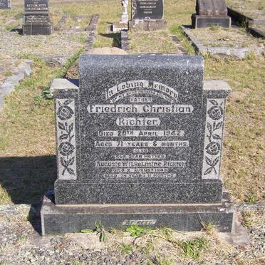 RICHTER Friedrich Christian -1942 &amp; Auguste Wilhelmine -1943 :: PARKINSON Irene Dorothy nee RICHTER 1903-1986 