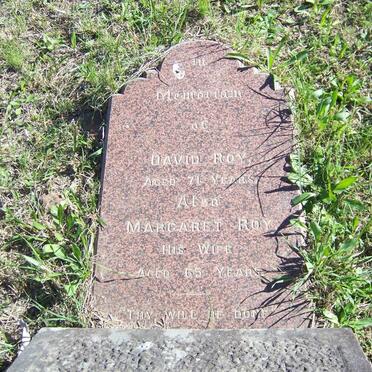 ROY David &amp; Margaret