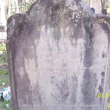 ROBERTSON James Alexander -1874