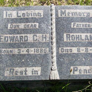 ROHLAND Edward C.H. 1885-1946