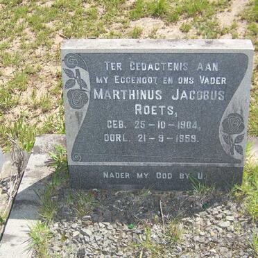 ROETS Marthinus Jacobus 1904-1959