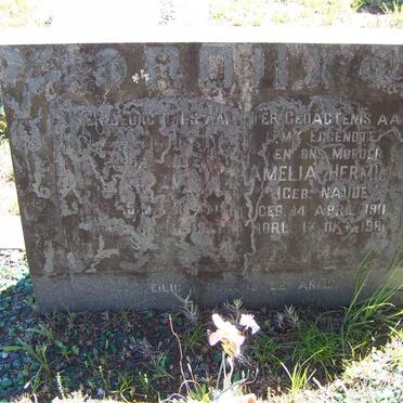 ROUX Amelia Hermin nee NAUDE 1911-1960