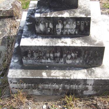 RUSHTON John Rooksby 1873-1902