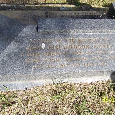 RYAN John Richardson 1803-1885