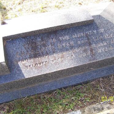 RYAN Charlotte Evan nee LIDDLE 1805-1889