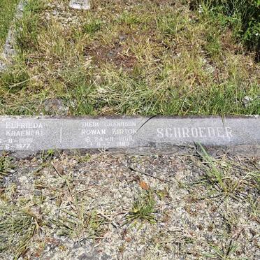 SCHROEDER Henry Alfred 1897-1956 &amp; Hilda Alfrieda KRAEMER 1896-1977 :: KIRTON Rowan 1959-1983