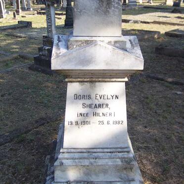 SHEARER Doris Evelyn nee HILNER 1901-1982