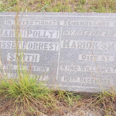 SMITH Mary Bisset Forrest -1977 :: SMITH Marion -1960