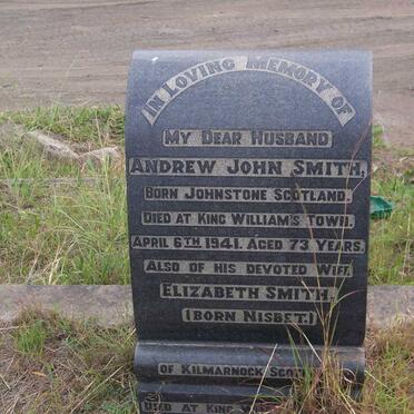 SMITH Andrew John -1941 &amp; Elizabeth NISBET