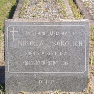 SOKOLICH Nikola 1873-1919