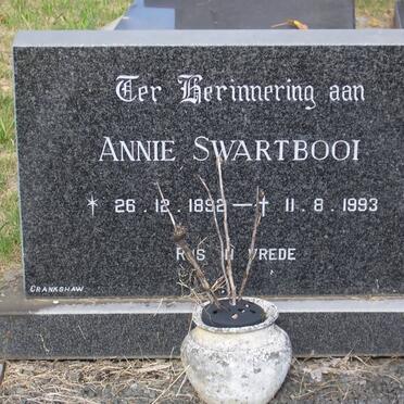 SWARTBOOI Annie 1892-1993